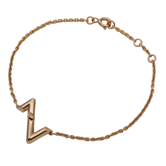 LOUIS VUITTON Gold Charm Bracelet - Picture 1 of 10